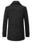 cheap Men&#039;s Jackets &amp; Coats-Men&#039;s Overcoat Winter Coat Wool Coat Winter Long Wool Woolen Solid Colored Basic Daily Black Wine Camel Dark Gray Navy Blue