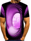 preiswerte T-Shirts für Herren mit 3D-Druck-Herren Hemd T Shirt Basic Casual Kurzarm Grün Blau Rosenrot Grau Graphic 3D-Druck Print Rundhalsausschnitt Täglich Bedruckt Kleidung Basic Casual