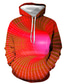 abordables sweats à capuche 3d pour hommes-Homme Sweat à capuche Jaune Rouge Bleu Violet Vert Capuche Graphic 3D Print du quotidien Sortie 3D effet Grande Taille Décontractées Vêtement Tenue Pulls Capuche Pulls molletonnés manche longue