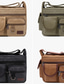 cheap Men&#039;s Bags-Men&#039;s Shoulder Messenger Bag Crossbody Bag Canvas Outdoor Daily Black Brown Green