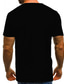 levne Pánská 3D trička-Pánské Tričko Designové Léto Krátký rukáv Grafika Tisk Kulatý Denní Tisk Oblečení Oblečení Designové Základní Přehnaný Černá Vodní modrá Rubínově červená