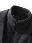 Недорогие Мужские куртки и пальто-Муж. Пальто Зимнее пальто Шерстяное пальто Зима Длинная Шерсть Сукно Однотонный Классический Повседневные Черный Винный Верблюжий Темно-серый Темно синий