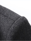 olcso Férfi dzsekik és kabátok-Férfi Felöltő Télikabát Gyapjúkabát Tél Hosszú Gyapjú Egyszínű Alap Napi Fekete Bor Teveszín Sötétszürke Tengerészkék