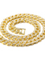 levne Men&#039;s Trendy Jewelry-náhrdelník pro muže street slitina cuban link friends hip hop slitina zlato stříbro 55 cm náhrdelník šperk pro street