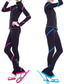cheap Figure Skating Training Outfit-Figure Skating Jacket with Pants Women&#039;s Girls&#039; Ice Skating Pants / Trousers Top White Pink Blue Glitter Fleece Spandex High Elasticity Training Competition Skating Wear Thermal Warm Crystal