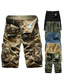 voordelige Klassiek-Voor heren Tactische korte broek Cargoshorts Camouflage shorts Zomer korte broeken Effen Kleur camouflage Ademend Multi-Pocket Sport &amp; Outdoor Militair jungle camouflage Zwart