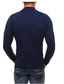 billige sweater til mænd-Herre Bluse Pullover trøje Strikke Strikket Helfarve V-hals Tøj Vinter Efterår Sort Navyblå M L XL