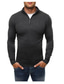 ieftine pulover pentru bărbați-Bărbați Pulover Pulover pulover Tricotat Tricotat Culoare solidă În V Îmbrăcăminte Iarnă Toamnă Negru Bleumarin M L XL