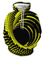 economico Felpe con cappuccio da uomo-Per uomo Pop art Felpa con cappuccio Felpe Felpa Felpa con cappuccio Manica lunga Felpa con cappuccio Con cappuccio Essenziale Stampa 3D Giornaliero Per uscire Nero Giallo progettista