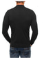 billige genser for menn-Herre Genser Pullover genser Strikke Strikket Helfarge V-hals Klær Vinter Høst Svart Navyblå M L XL