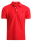 ieftine polo clasic-cămașă de golf pentru bărbați bloc de culoare turndown zilnic casual sport de stradă top cu mânecă scurtă cu nasturi clasic negru / roșu alb negru / vară confortabil uscare rapid