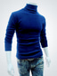 cheap Men&#039;s Pullover Sweater-Men&#039;s Pullover Black Blue Light Gray Dark Gray Red Turtleneck Solid Color High Neck Casual Daily Basic Spring &amp;  Fall Clothing Apparel Base shirt Hoodies Sweatshirts