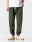 preiswerte Jogginghose-Herren Baumwollmode Sporthose - leichte Hose Jogginghose mit elastischem Bund einfarbig grau