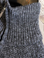 baratos suéter cardigã masculino-Homens Carregam Tricotado Côr Sólida Manga Longa Casacos de malha Colarinho Chinês Outono Inverno Vinho Cinza Claro Cinzento Escuro