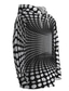 halpa Hupparit graafisella kuviolla-Miesten Pullover-huppari Edessä tasku 3D-kuvio Suunnittelija Vapaa-aika Kuvitettu Spotti 3D Print Painettu Hupullinen Päivittäin Pitkähihainen Vaatteet Vaatteet Normaali Musta Vihreä Purppura