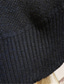 ieftine pulover cardigan pentru bărbați-Bărbați Bluza Tricotat Culoare solidă Manșon Lung Pulovere Cardigan Guler de stand Toamnă Iarnă Roșu Vin Gri Deschis Gri Închis