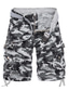 cheap Cargo Shorts-Men&#039;s Cargo Shorts with Pockets Camouflage Casual ArmyGreen Grass Green White gray 30 31 32