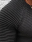 Недорогие мужской пуловер-свитер-Муж. Пуловер Сплошной цвет Длинный рукав Свитер кардиганы Вырез под горло Зима Серый Верблюжий Белый
