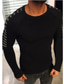 abordables pull-over pour hommes-Homme Pull Chandail Pullover Tricoter Couleur unie Col Ras du Cou Vêtement Tenue Automne Noir Blanche S M L
