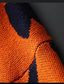 voordelige pullover voor heren-Voor heren Stoppen dier Lange mouw Trui Vesten Strakke ronde hals blauw Oranje