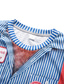 preiswerte T-Shirts für Herren mit 3D-Druck-Herren T Shirt Hemd Designer Rockig Übertrieben Sommer Kurzarm Blau-Grün Graphic 3D Print Rundhalsausschnitt Ausgehen Wochenende Bedruckt Kleidung 1pc Designer Rockig Übertrieben