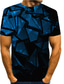 cheap Men&#039;s 3D T-shirts-Men&#039;s T shirt Tee Designer Summer Short Sleeve Graphic 3D Print Round Neck Daily Print Clothing Clothes 1pc Designer Black / Navy