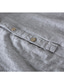 Χαμηλού Κόστους ανδρικά πουκάμισα casual-Ανδρικά Πουκάμισο λινό πουκάμισο Μονόχρωμο Γιακάς Χένλι Καθημερινά ΕΞΩΤΕΡΙΚΟΥ ΧΩΡΟΥ Κουμπί-Κάτω Στάμπα Μισό μανίκι Άριστος Καθημερινό Γκρίζο Μπεζ Μπλε Απαλό / Καλοκαίρι