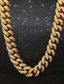 voordelige Trendy herensieraden-ketting voor mannen straat legering cubaanse link vrienden hiphop legering goud zilver 55 cm ketting sieraden voor straat