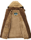 voordelige Herenjacks &amp; jassen-heren winterjas met capuchon dikker warm zakelijk casual