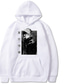 billiga grafiska hoodies-Inspirerad av Tokyo Ghoul Ken Kaneki Cosplay-kostym Huvtröja Polyester / bomullsblandning Grafiska tryck Tryck Harajuku Grafisk Huvtröja Till Herr / Dam