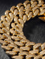 رخيصةأون Men&#039;s Trendy Jewelry-قلادة للرجال سبيكة شارع رابط الكوبي أصدقاء الهيب هوب سبائك الذهب والفضة 55 سم قلادة مجوهرات للشارع