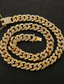 זול Men&#039;s Trendy Jewelry-1 pc שרשרת For בגדי ריקוד גברים מתנה סגסוגת קישור קובני לְקַווֹת