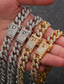 preiswerte Trendiger Herrenschmuck-1 Stück Halskette For Herren Geschenk Aleación Kubanische Verbindung Hoffnung