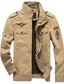 cheap Men&#039;s Jackets &amp; Coats-Men&#039;s Jacket Winter Regular Solid Colored Basic Jackets Basic Daily Weekend Black Army Green Khaki