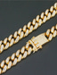preiswerte Trendiger Herrenschmuck-1 Stück Halskette For Herren Geschenk Aleación Kubanische Verbindung Hoffnung