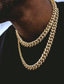 זול Men&#039;s Trendy Jewelry-1 pc שרשרת For בגדי ריקוד גברים מתנה סגסוגת קישור קובני לְקַווֹת