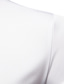 abordables Camisas estampadas para hombre-Hombre Camisa Otras impresiones Color sólido Cuello Cuello Americano Casual Diario Manga Larga Tops Algodón Personalizado Color Sólido Casual Blanco Negro Vino
