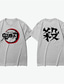 billige T-shirt med tryk til mænd-Inspireret af Demon Slayer: Kimetsu no Yaiba Cosplay Cosplay kostume T-shirt Polyester / bomuldsblanding Grafiske tryk Printer Harajuku Grafisk T恤衫 Til Herre / Dame