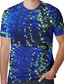 ieftine Tricouri 3D Bărbați-Bărbați Tricou Cămașă Tricouri Designer Clasic &amp; Fără Vârstă Șic Stradă Vară Manșon scurt Albastru piscină Galben Auriu Roșu-aprins Maro Grafic 3D Print Imprimeu Mărime Plus Rotund Sfârșit de