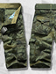 abordables Classique-Homme Shorts Tactiques Shorts cargo Short camouflage Camouflage Ripstop Respirant Sport &amp; Loisir Militaire Jaune Vert Véronèse