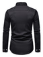 cheap Dress Shirts-Men&#039;s Shirt Dress Shirt Print Paisley Abstract Button Down Collar Daily Long Sleeve Tops White Black Wine