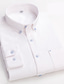 billiga Formella skjortor-Herr Skjorta Grafiska tryck Skotsk pläd Nedvikt A B C D E Arbete Ledigt Långärmad Kläder Bomull Affär Enkel
