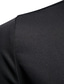 billige Skjorter med tryk til mænd-Herre Skjorte Andre tryk Ensfarvet Krave Knap ned krave Afslappet Daglig Langærmet Toppe Bomuld Personaliseret Helfarve Afslappet Hvid Sort Vin