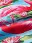 billige Joggebukser-Herre Fritid treningsklær Joggere Bukser Joggebukser 3D-utskrift Snorer Lomme Full lengde Bukser Daglig Sport Mikroelastisk Flamingo Medium Midje Regnbue S M L XL XXL