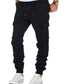 cheap Cargo Pants-Men&#039;s Joggers Pants Trousers Elastic Waistband Drawstring with Side Pocket Casual Daily Solid Color Navy Green Black M L XL
