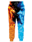 billige Joggingbukser-Herre Afslappet atletiktøj Joggere Bukser Joggingbukser 3D-udskrivning Snørelukning Lomme Fuld længde Bukser Daglig Sport Mikroelastisk Drage Medium Talje 1 2 3 S M L XL XXL