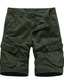 cheap Cargo Shorts-Men&#039;s Cargo Shorts Capri shorts Multi Pocket Straight Leg Solid Colored Comfort Wearable Calf-Length Outdoor Daily 100% Cotton Sports Stylish ArmyGreen Black