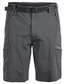cheap Cargo Shorts-Men&#039;s Tactical Shorts Cargo Shorts 6 Pocket Plain Comfort Wearable Casual Daily Holiday Sports Fashion Black Blue