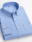 billige Dresskjorter-Herre Skjorte Dresskjorter Grafiske trykk Skotskrutet Aftæpning A B C D E Arbeid Avslappet Langermet Klær Bomull Forretning Enkel