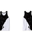 ieftine Tricouri de Sală-Bărbați Vest Top Bluză Casual Stiluri de Plajă Vară Fără manșon Negru / Alb Galaxie Imprimeu Stil Nautic Zilnic Concediu Imprimare 3D Îmbrăcăminte Îmbrăcăminte Casual Stiluri de Plajă